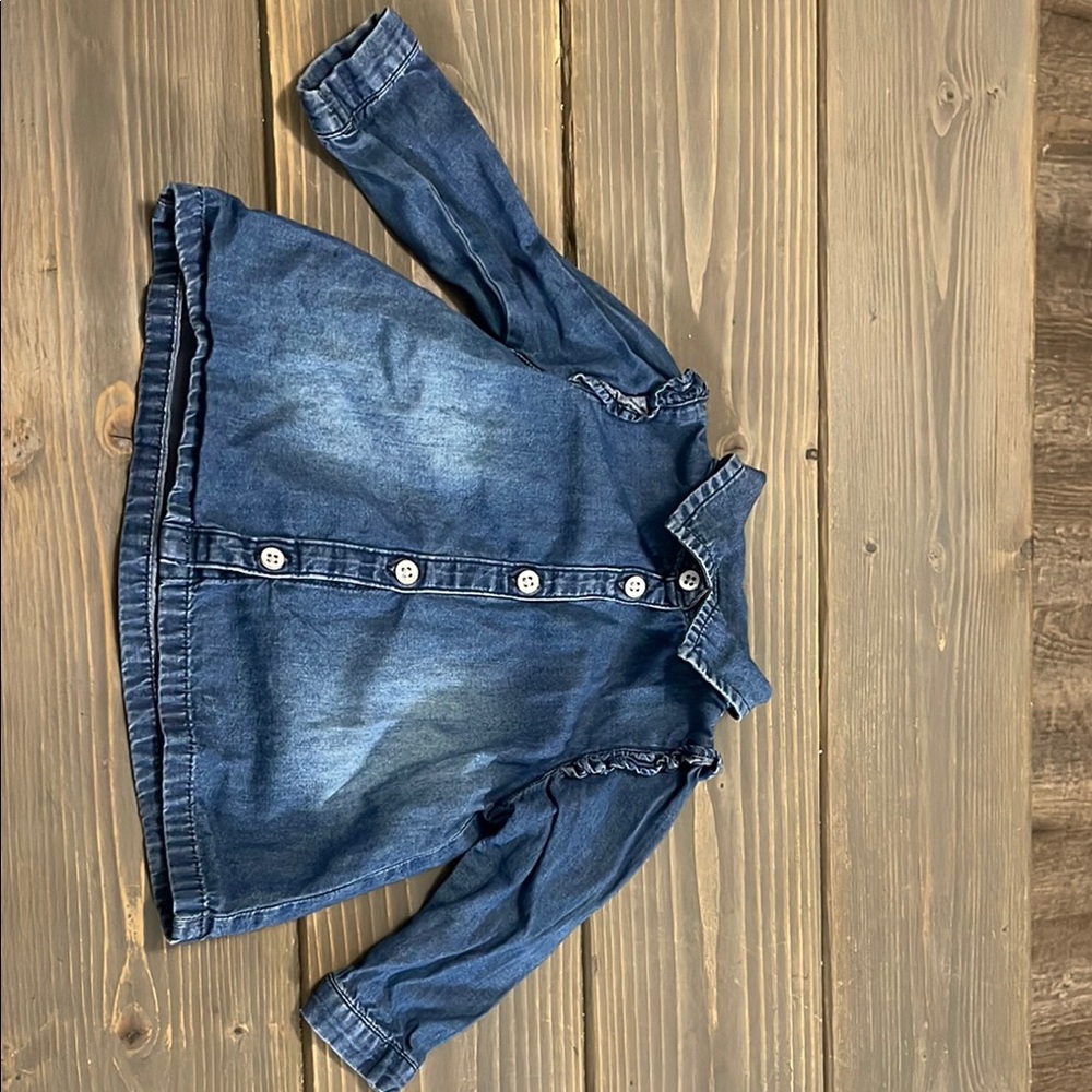 Old Navy Denim Babygirl Jacket 3-6 Month